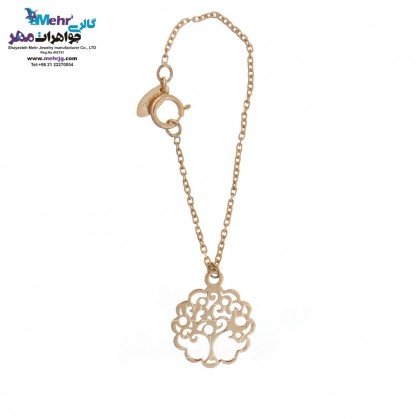 Gold Watch Pendant - Life Tree Design-MW0203